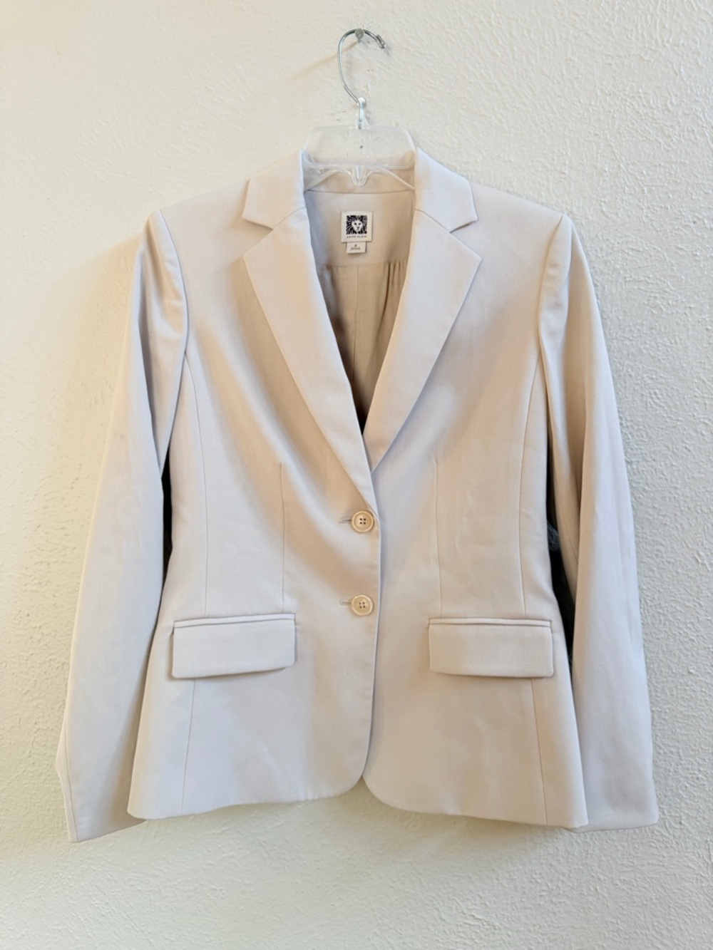 Anne Klein bone color blazer